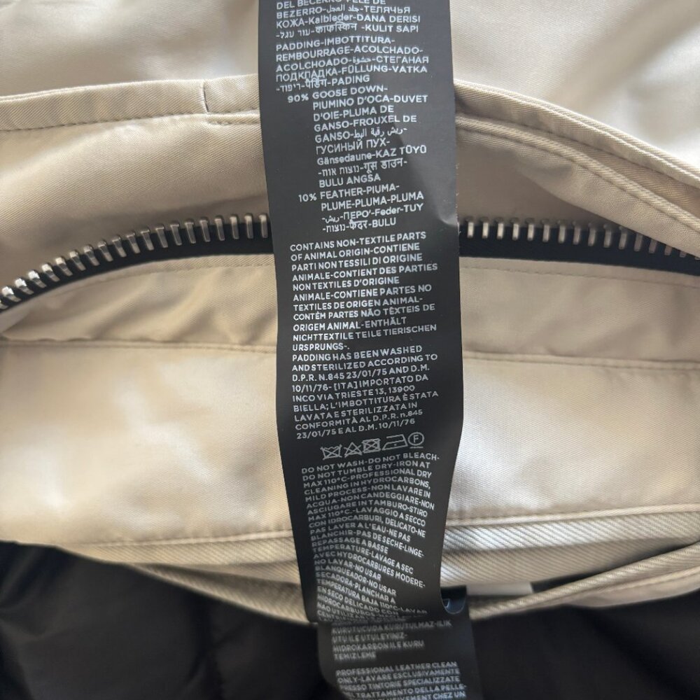 $7000 TOM FORD Faille Down Insulated Raincoat/ Parka Jacket - Beige US 40-42 - Picture 15 of 16